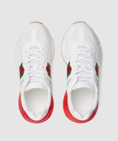 Gucci White Rhyton Sneaker - Image 3