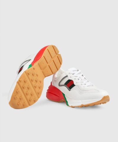 Gucci White Rhyton Sneaker - Image 5