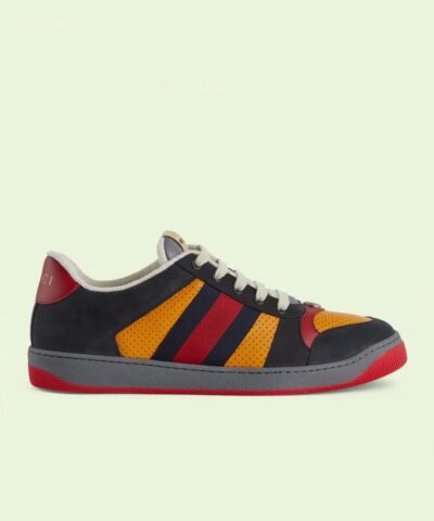 Gucci Women's Black Suede Lovelight Screener Sneaker-20238965