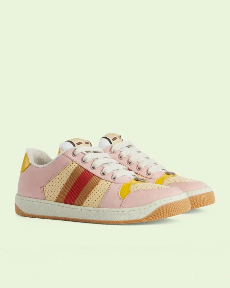 Alternative view of Gucci Women's Pink Lovelight Screener Sneaker