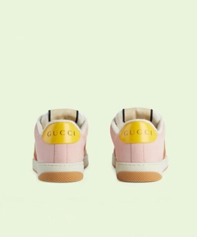 Gucci Womens Pink Lovelight Screener Sneaker 20238972 2