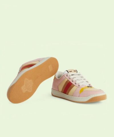 Gucci Womens Pink Lovelight Screener Sneaker 20238972 4