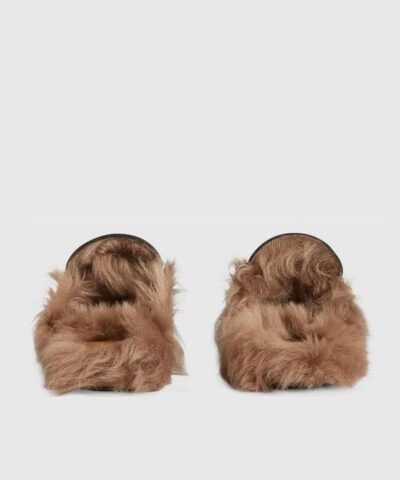 Gucci Womens Princetown Leather Slipper With Double G 20236447 3