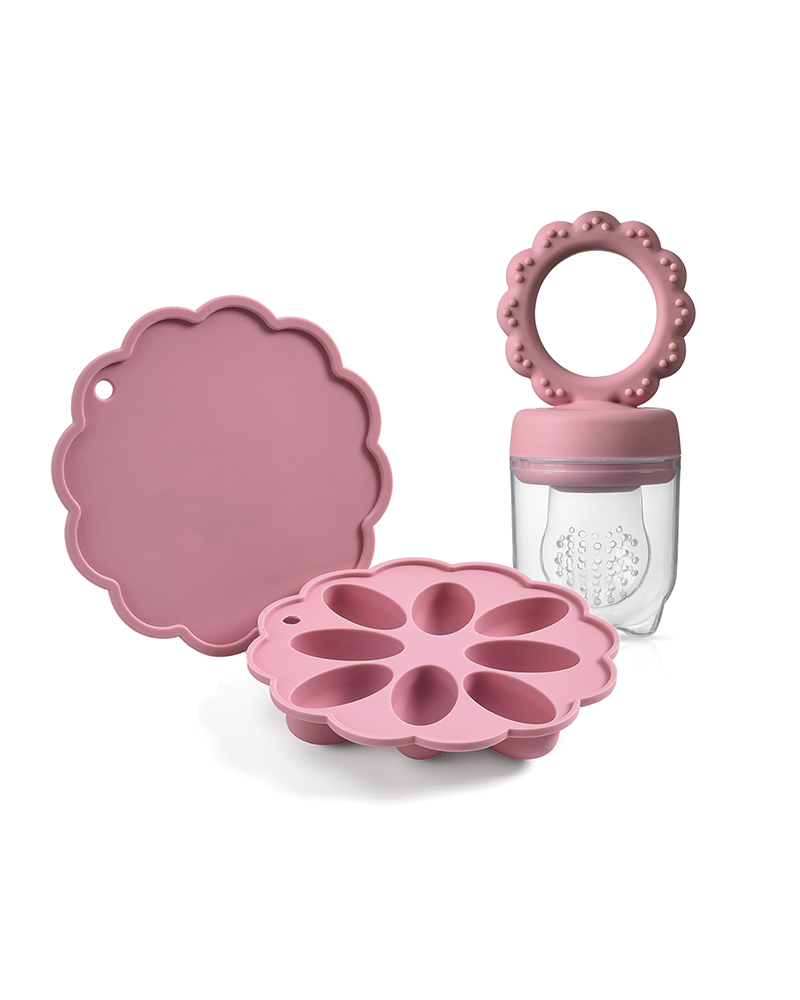 Alternative view of Silicone Baby Teether & Ice Cube Mold Set – Cartoon Design, Summer Cooling for Baby Feeding