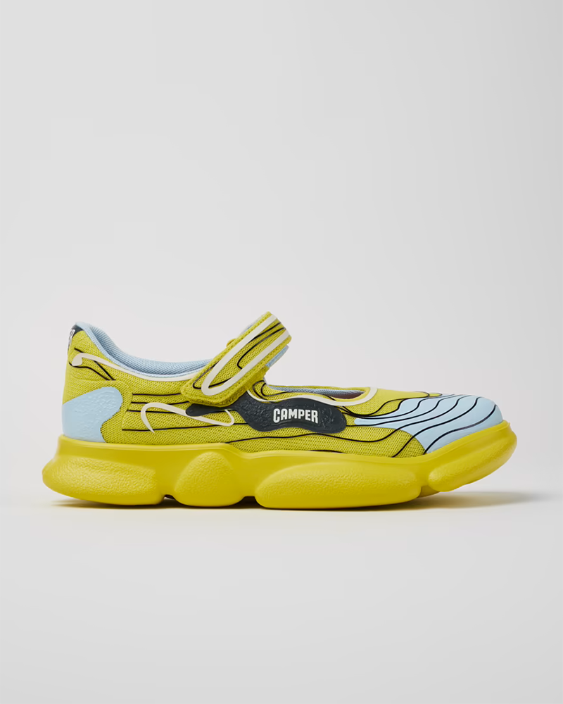 Camper Karst Multicolored Textile Mary Jane for Women