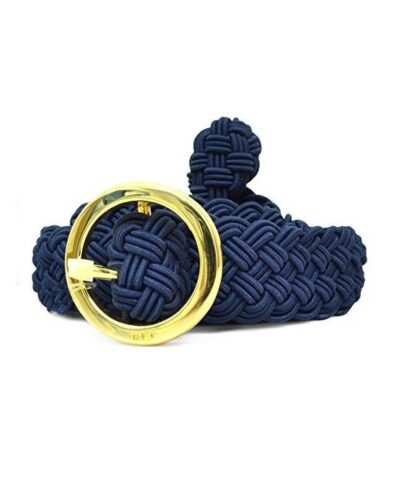 Lauren Ralph Lauren Braided Belt Navy-20225830