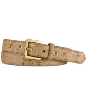 Lauren Ralph Lauren Cork Belt with Grommets Natural-20229582