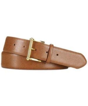 Lauren Ralph Lauren Saffiano Leather Belt Lauren Tan-20229606