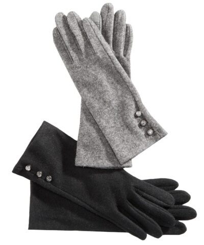 Lauren Ralph Lauren Three Button Touch Gloves 20224869 1