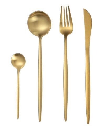 Alternative view of Lingeafey Zephyr Satin, 4-Piece Flatware Set