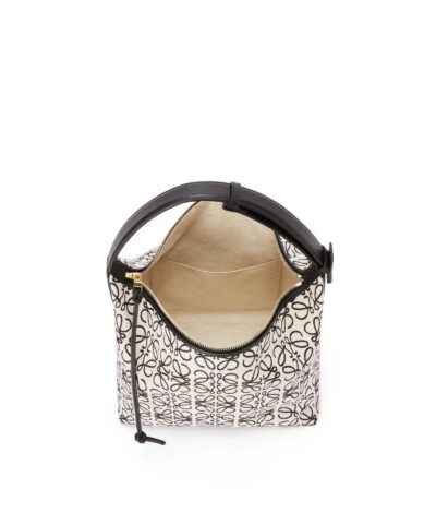 Loewe Cubi Bag In Anagram Jacquard And Calfskin 20249995 2