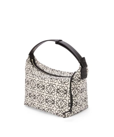 Loewe Cubi Bag In Anagram Jacquard And Calfskin 20249995 3