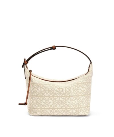 Loewe Cubi Bag In Anagram Jacquard And Calfskin 20249995 4