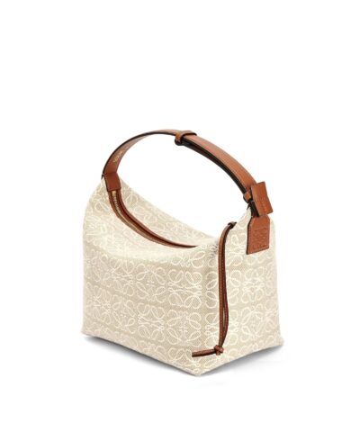 Loewe Cubi Bag In Anagram Jacquard And Calfskin 20249995 5