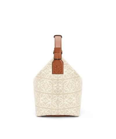 Loewe Cubi Bag In Anagram Jacquard And Calfskin 20249995 6