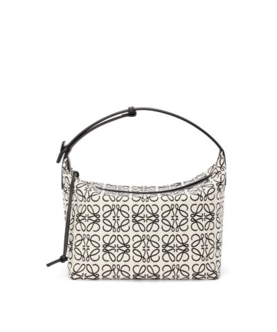 Loewe Cubi Bag In Anagram Jacquard And Calfskin-20249996