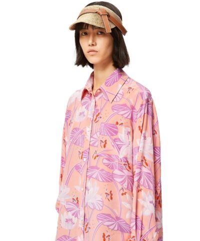 Loewe Gate Visor In Straw And Calfskin 20256629 1