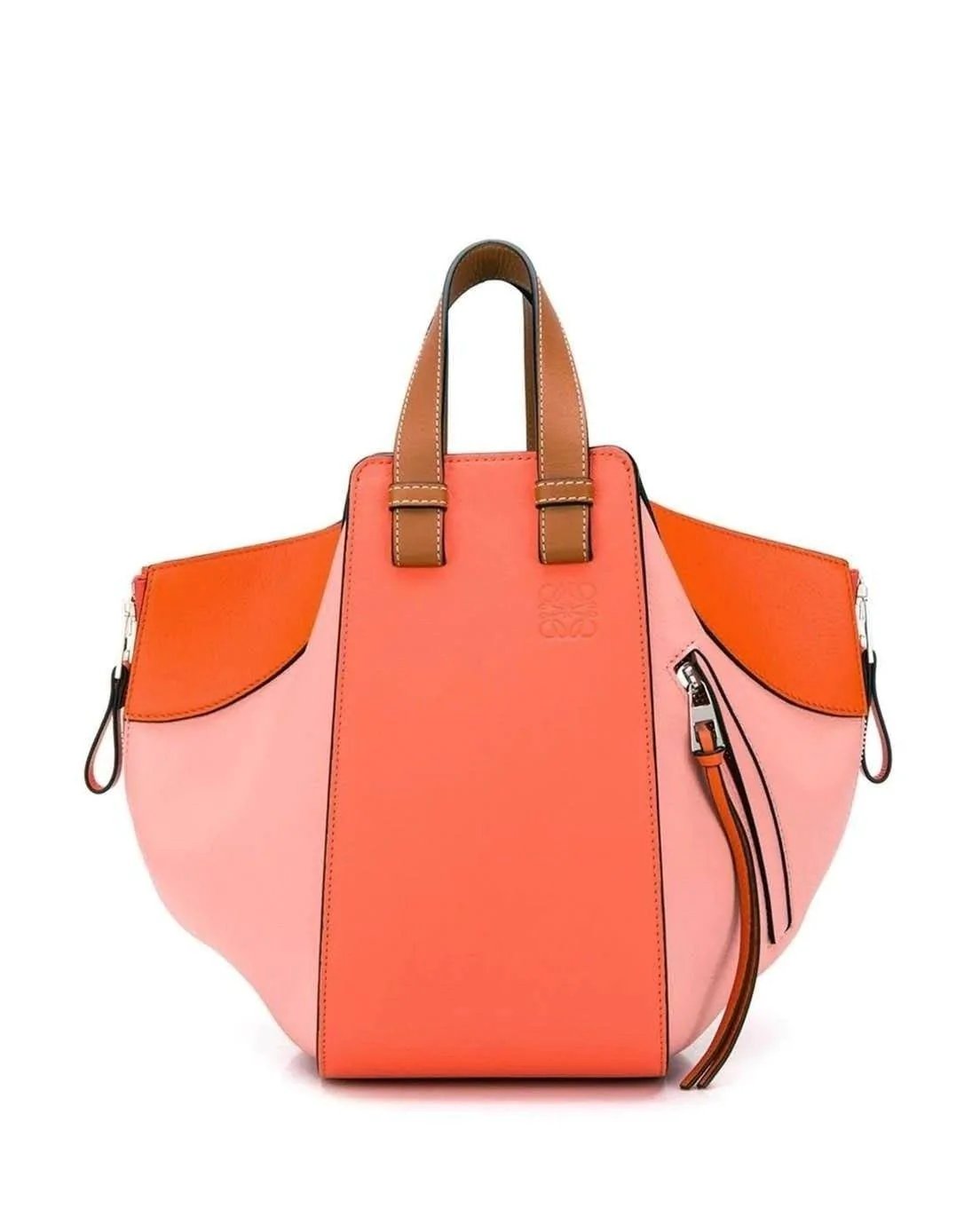 Alternative view of Loewe Hammock Small Bag In Orange and Pink
