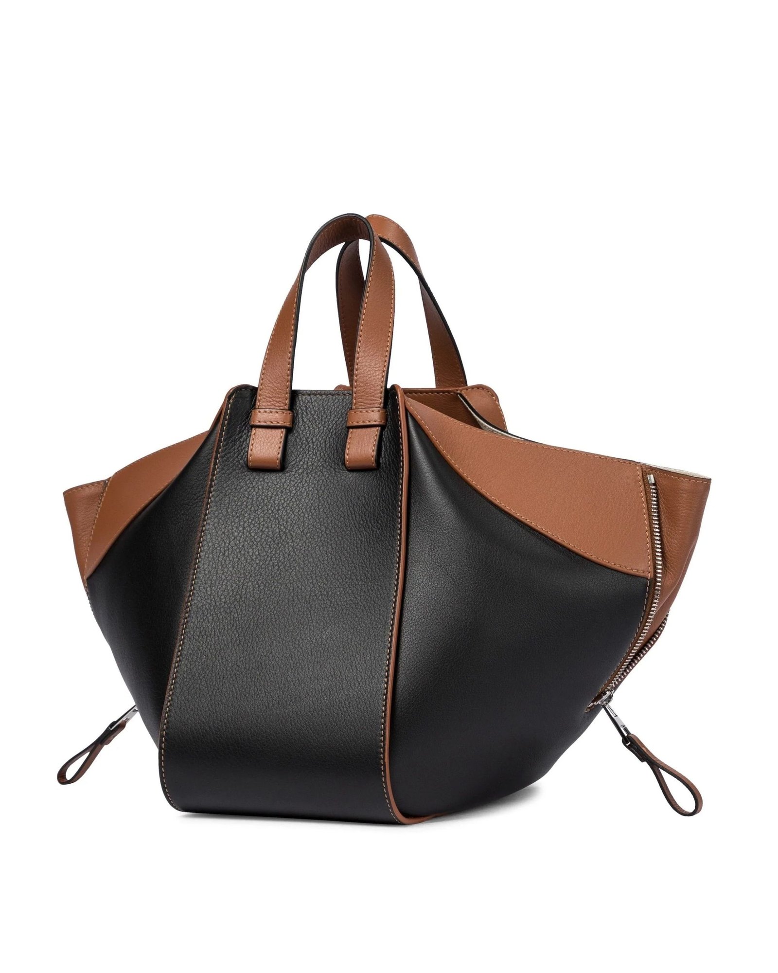 Alternative view of Loewe Hammock Small Leather Shoulder Bag In Black Brown