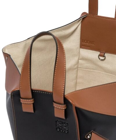 Loewe Hammock Small Leather Shoulder Bag In Black Brown 20252403 4