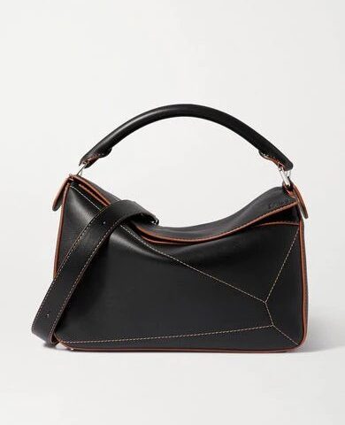 Loewe Large Black Puzzle Edge Bag-20238907
