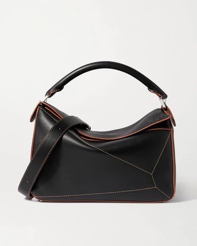Loewe Large Black Puzzle Edge Bag-20238907