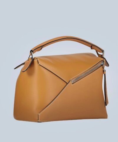 Loewe Large Puzzle Edge Bag in Grained Calfskin 20238916 4
