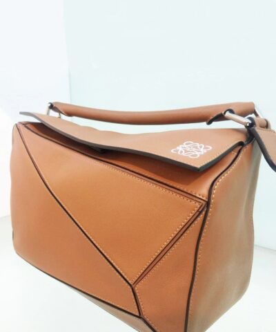Loewe Large Puzzle Edge Bag in Grained Calfskin 20238916 5