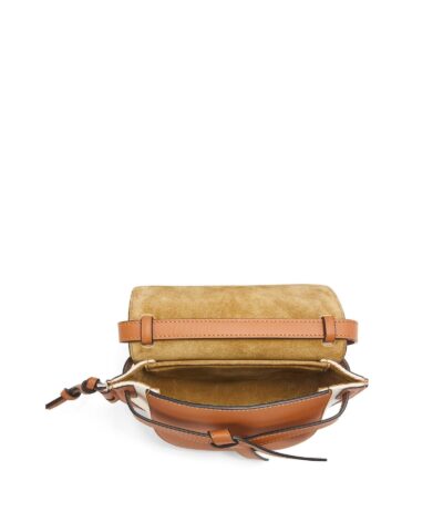 Loewe Mini Gate Dual Bag in Canvas and Calfskin 20252386 3