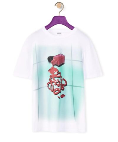Loewe Nail Polish T shirt in Cotton 20243873 1