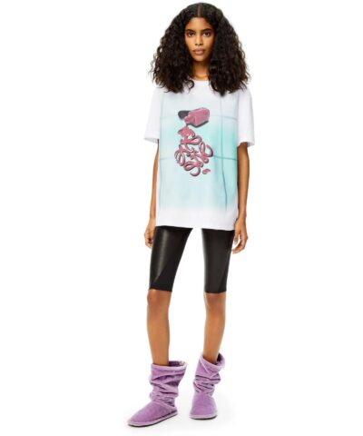Loewe Nail Polish T shirt in Cotton 20243873 2