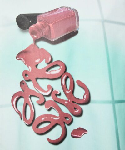Loewe Nail Polish T shirt in Cotton 20243873 4