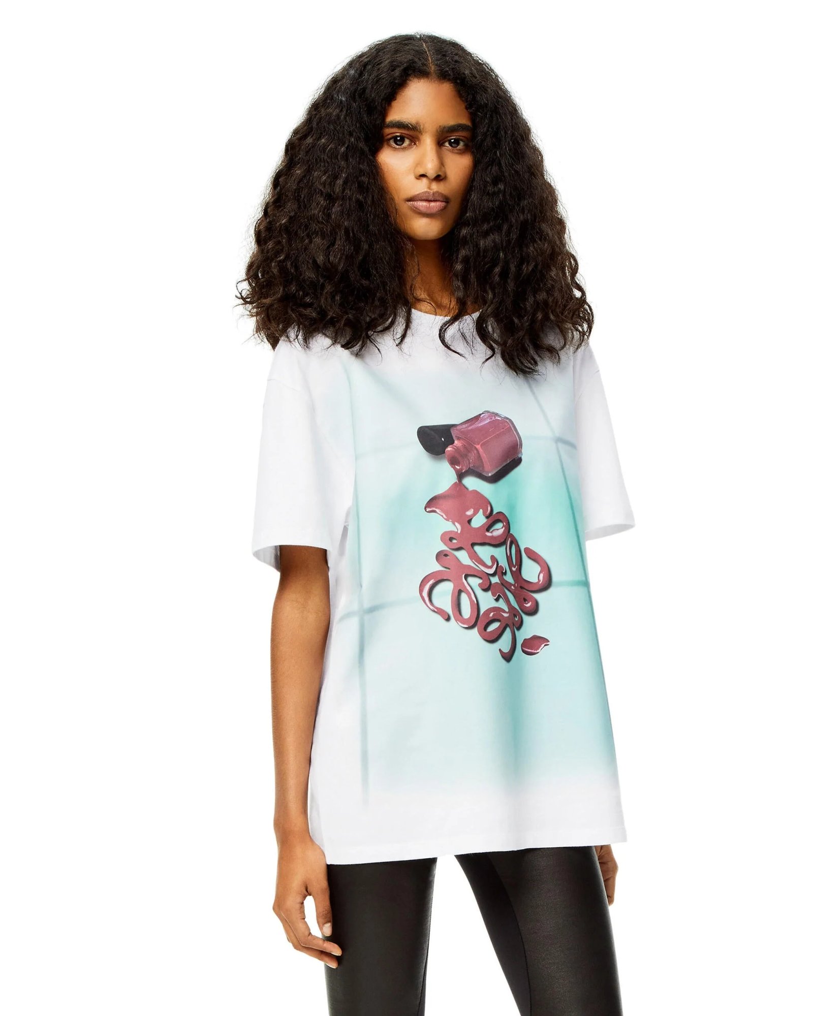Loewe Nail Polish T-shirt in Cotton-20243873