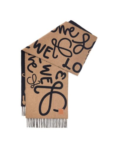 Loewe Scarf In Wool And Cashmere 20238315 6
