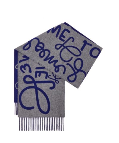 Loewe Scarf In Wool And Cashmere 20238328 1