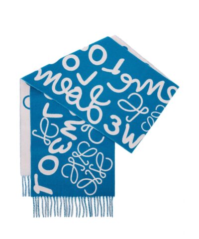 Loewe Scarf In Wool And Cashmere 20238328 13