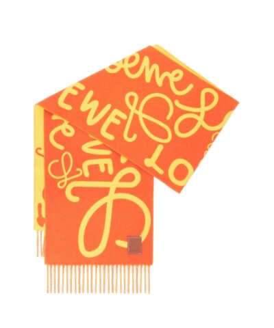 Loewe Scarf In Wool And Cashmere 20238331 1