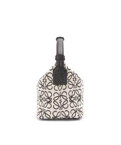 Loewe Small Cubi Bag In Anagram Jacquard And Calfskin 20249980 3