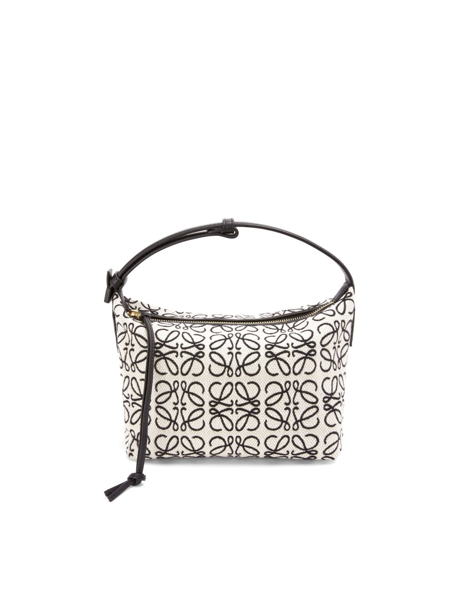 Loewe Small Cubi Bag In Anagram Jacquard And Calfskin-20249980