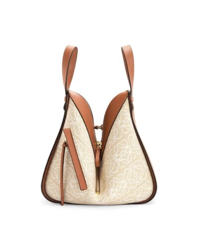 Loewe Small Hammock Bag in Anagram Jacquard and Calfskin 20252395 2
