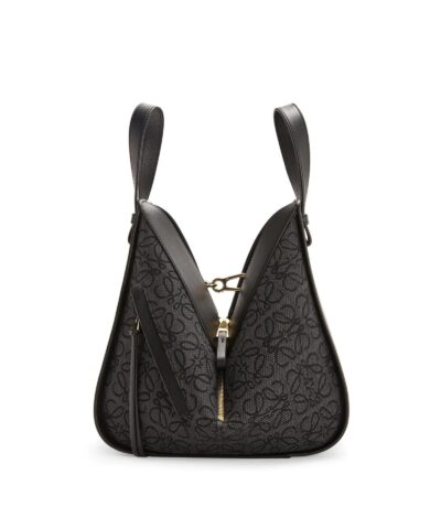 Loewe Small Hammock Bag in Anagram Jacquard and Calfskin 20252426 2