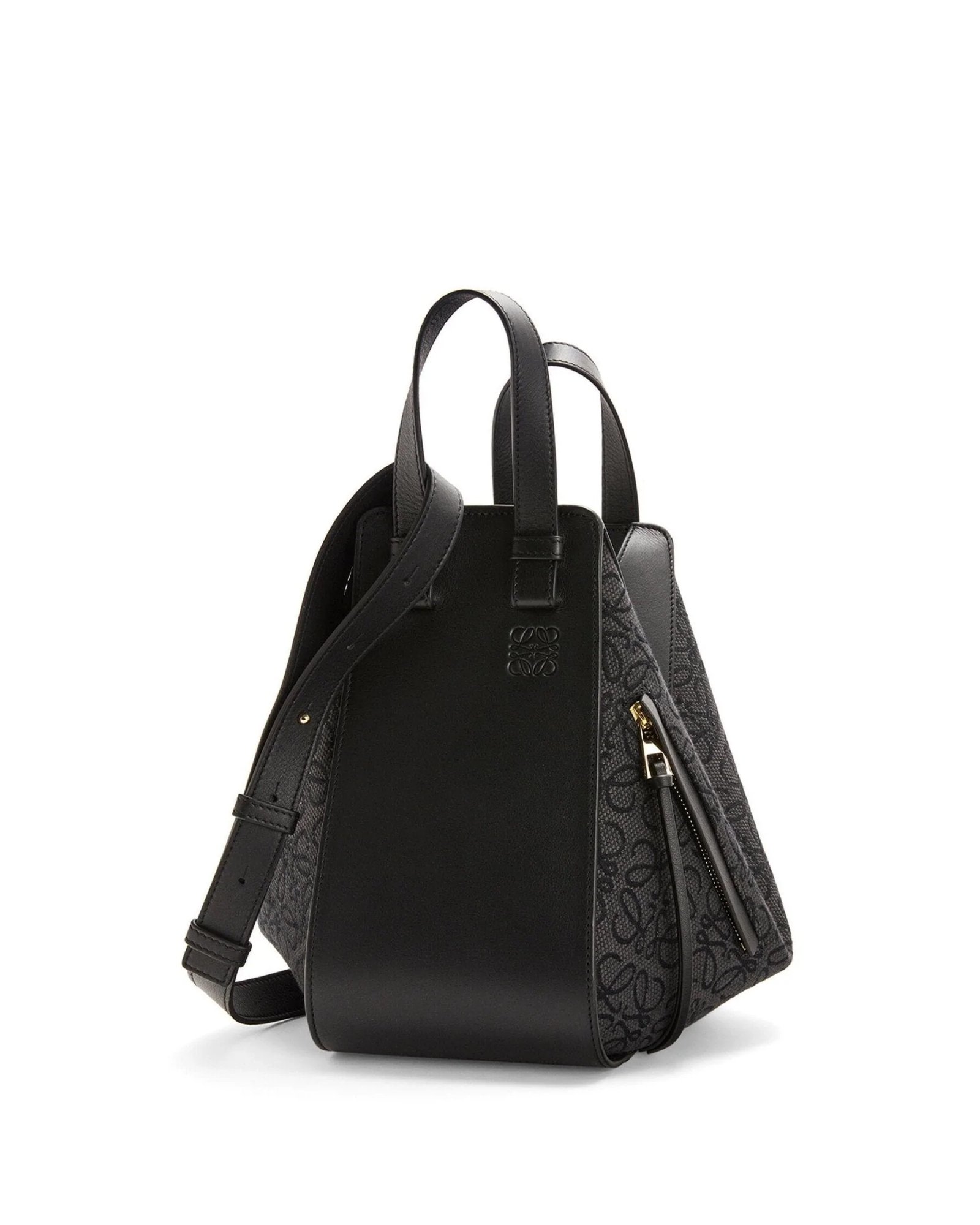 Loewe Small Hammock Bag in Anagram Jacquard and Calfskin-20252426