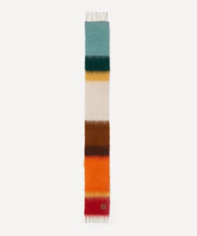 Loewe Striped Mohair Blend Scarf 20245659 2