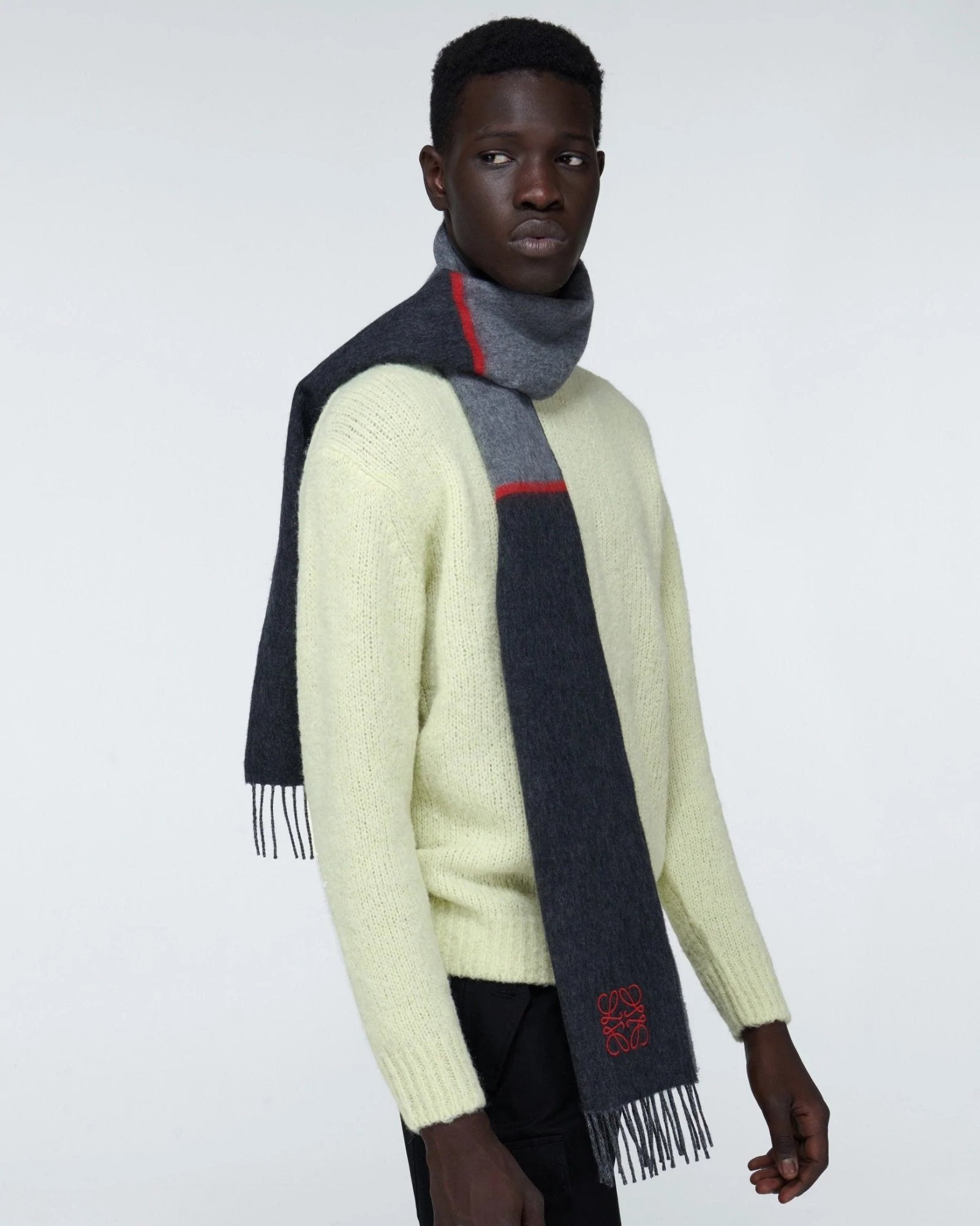 Alternative view of Loewe Window Wool And Cashmere Scarf