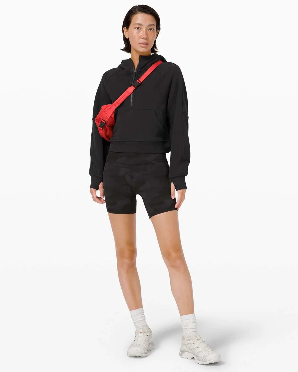Alternative view of Lululemon Scuba Oversized 1/2 Zip Hoodie