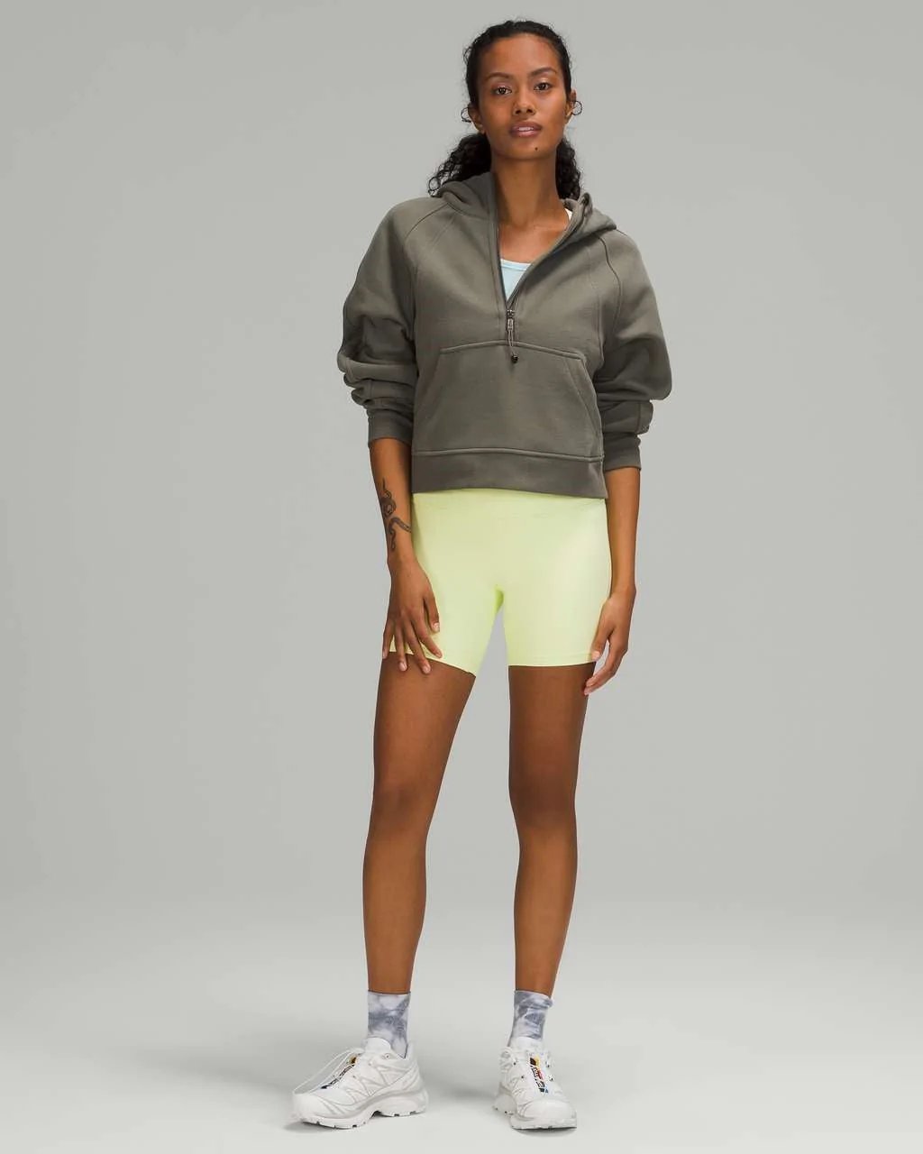 Alternative view of Lululemon Scuba Oversized 1/2 Zip Hoodie