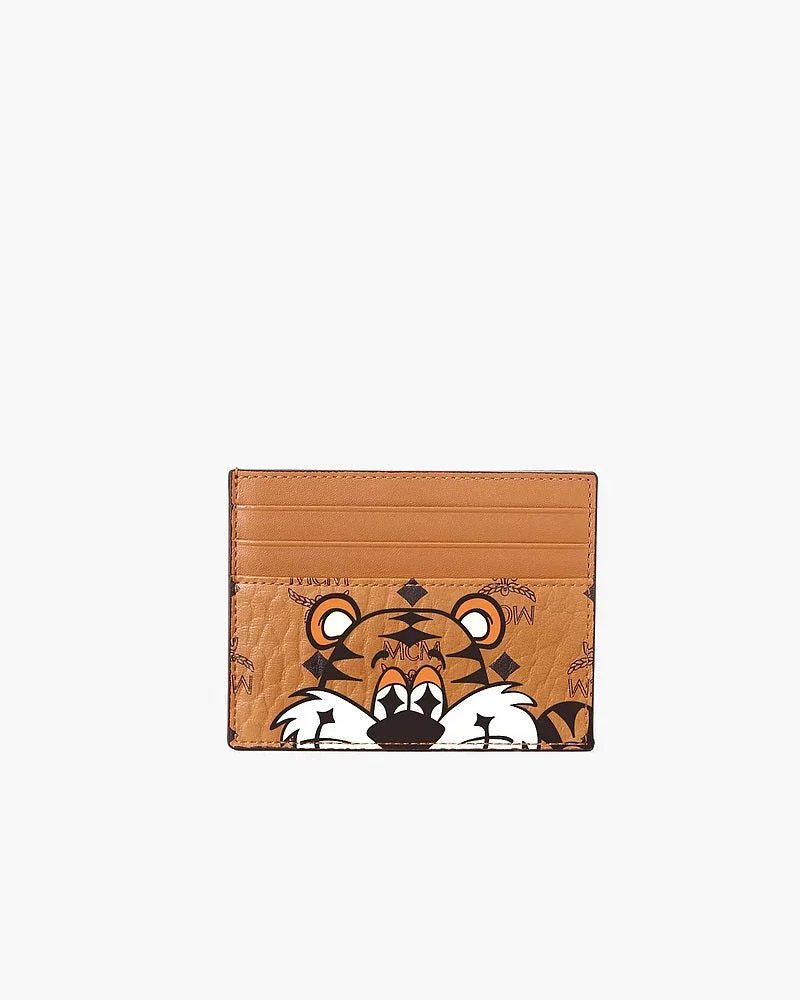 MCM Card Case in New Year Tiger Visetos-20244316