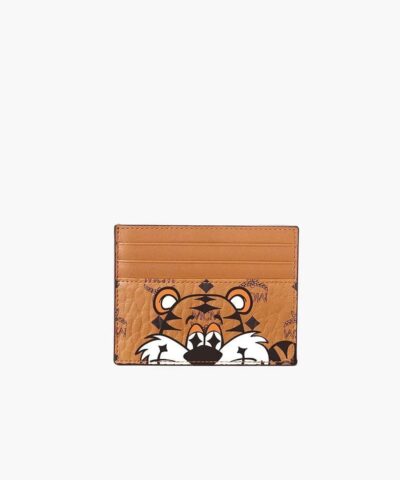 MCM Card Case in New Year Tiger Visetos-20244317