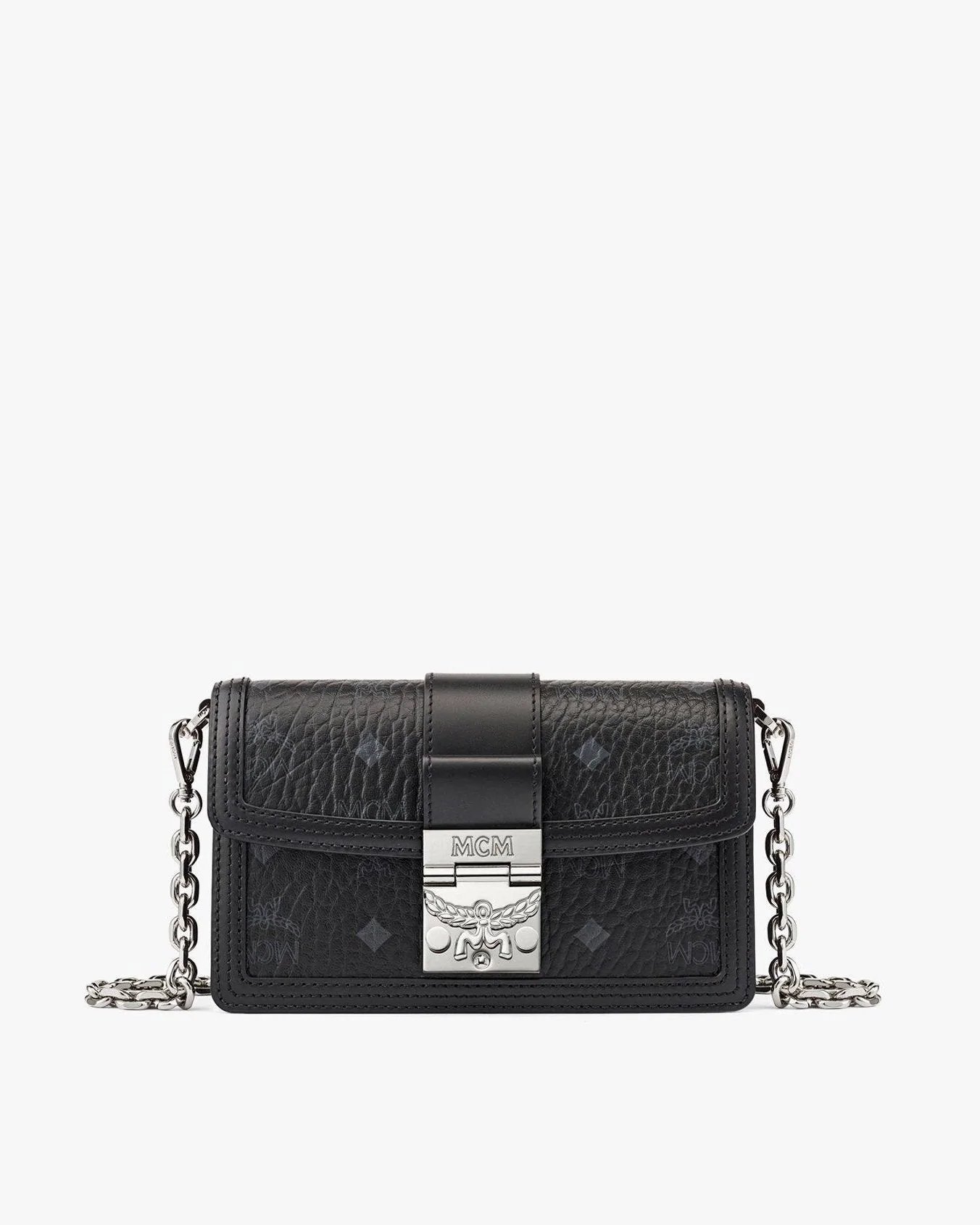 MCM Gretl Black Crossbody in Visetos-20251614