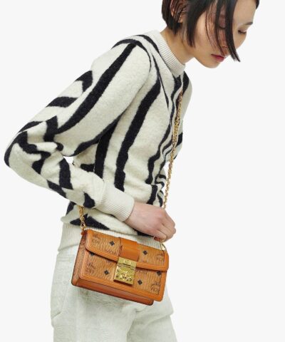 MCM Gretl Cognac Crossbody in Visetos 20251621 1